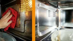 Mikrovlnná trouba bude zářit: vložte misku s těmito ingrediencemi na 2 minuty dovnitř a špína zmizí