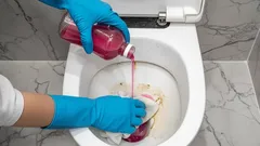 Jak snadno vyčistit toaletu od vodního kamene a rzi: stačí nanést tento levný prostředek a počkat 10 minut